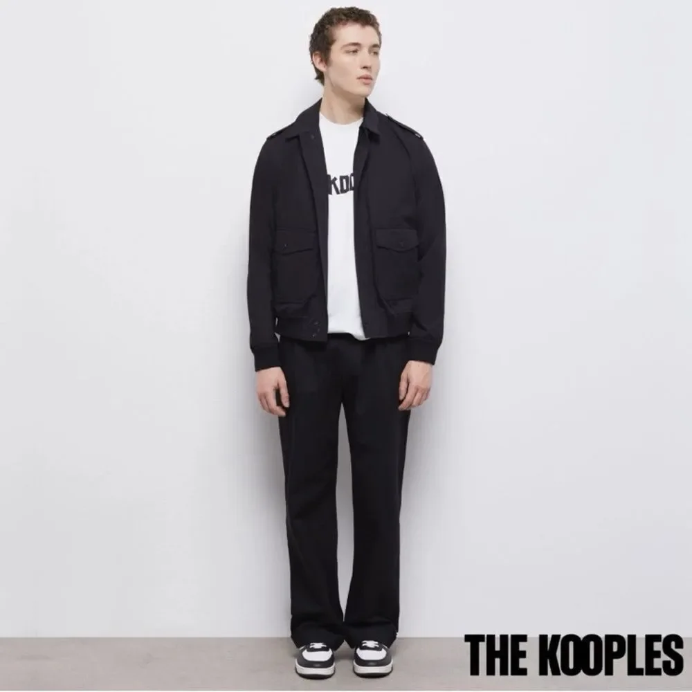 $600 The Kooples Men’s Black Jacket NWT